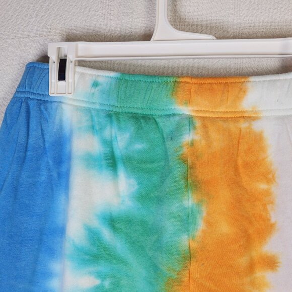 Wild Fable Multi Color Tie Dye Cotton Poly Material Elastic Tie Waist Shorts M - Picture 12 of 16